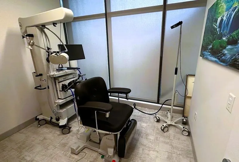 TMS treatment room setup